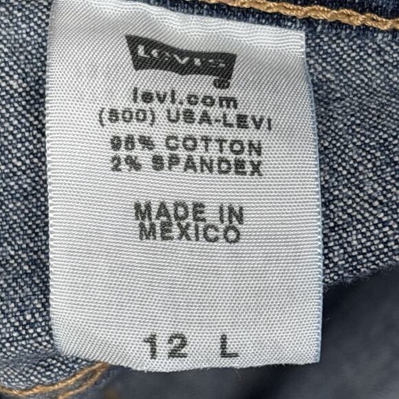 Levi’s 550 Jeans Women’s Size 12 Long Blue Medium Wash Relaxed Bootcut Red Tab - Picture 9 of 11